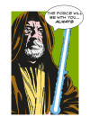 Star Wars Classic Comic Quote Obi Wan