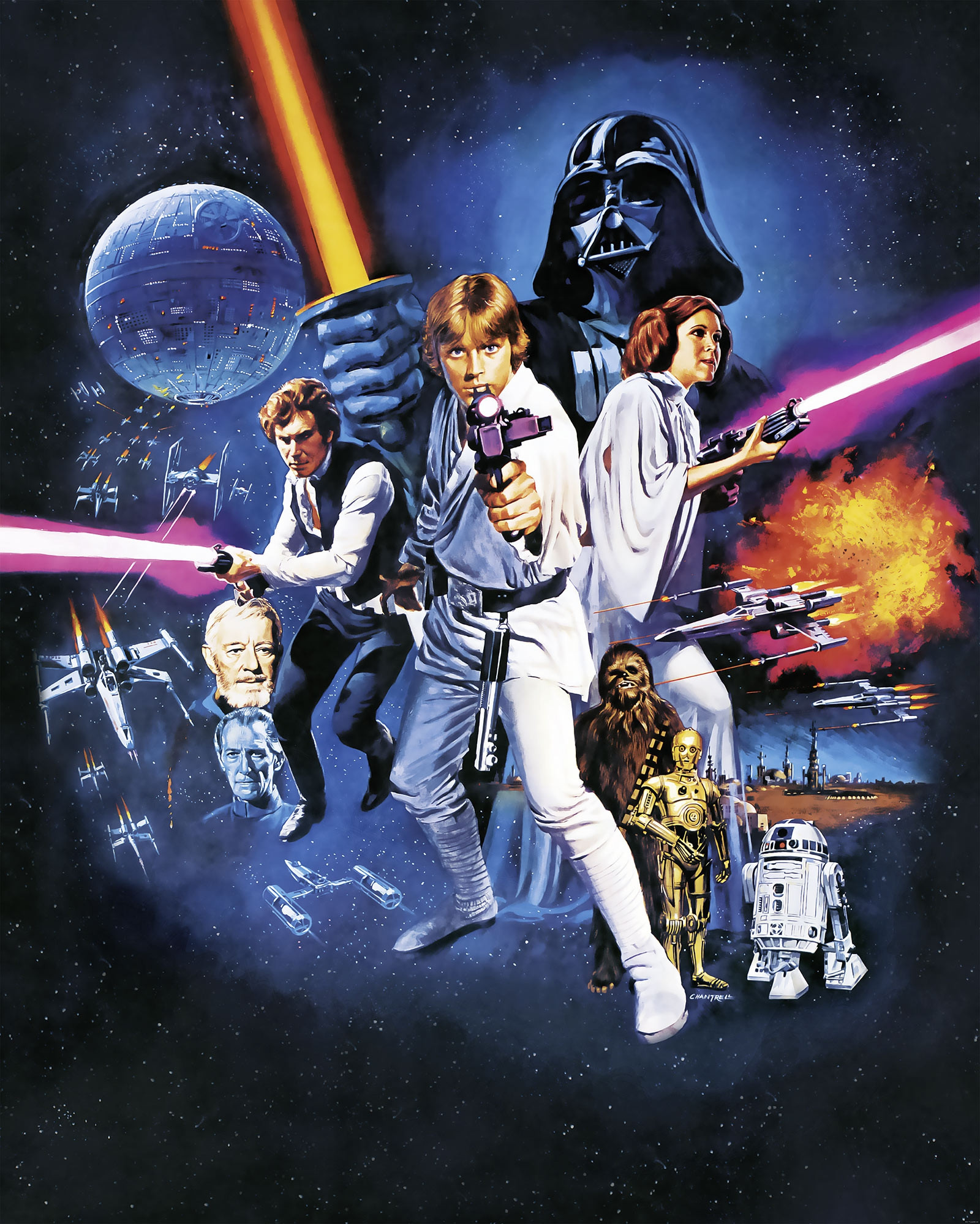 Fototapeten  Digitaldrucktapete Star Wars Poster Classic 1 von Komar®