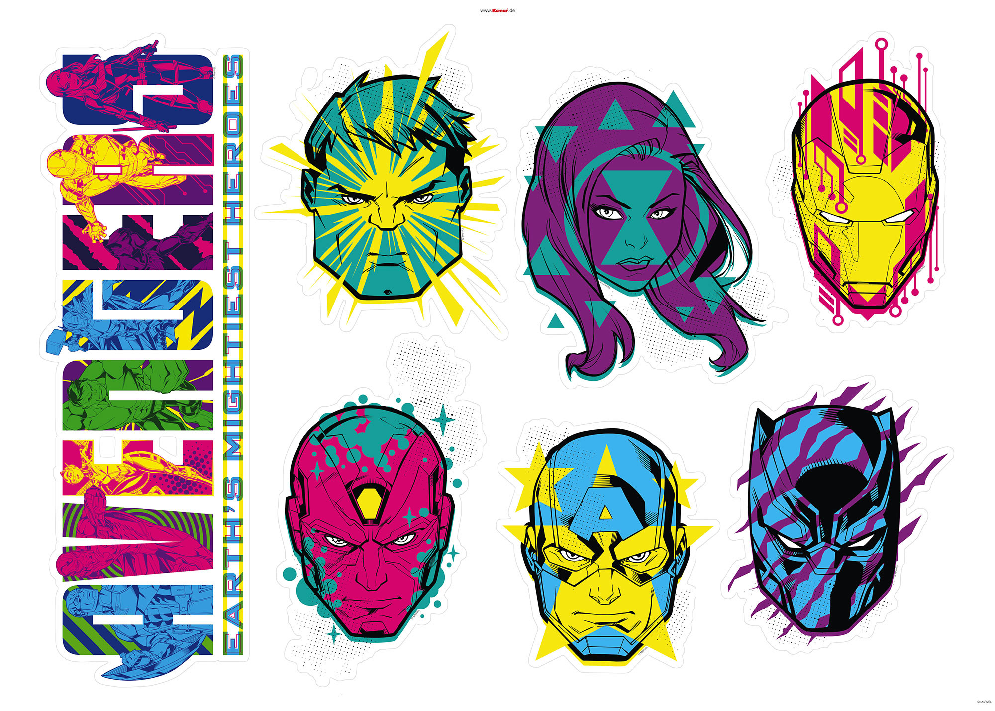 Marvel - les univers marvel : stickers - la tour des avengers
