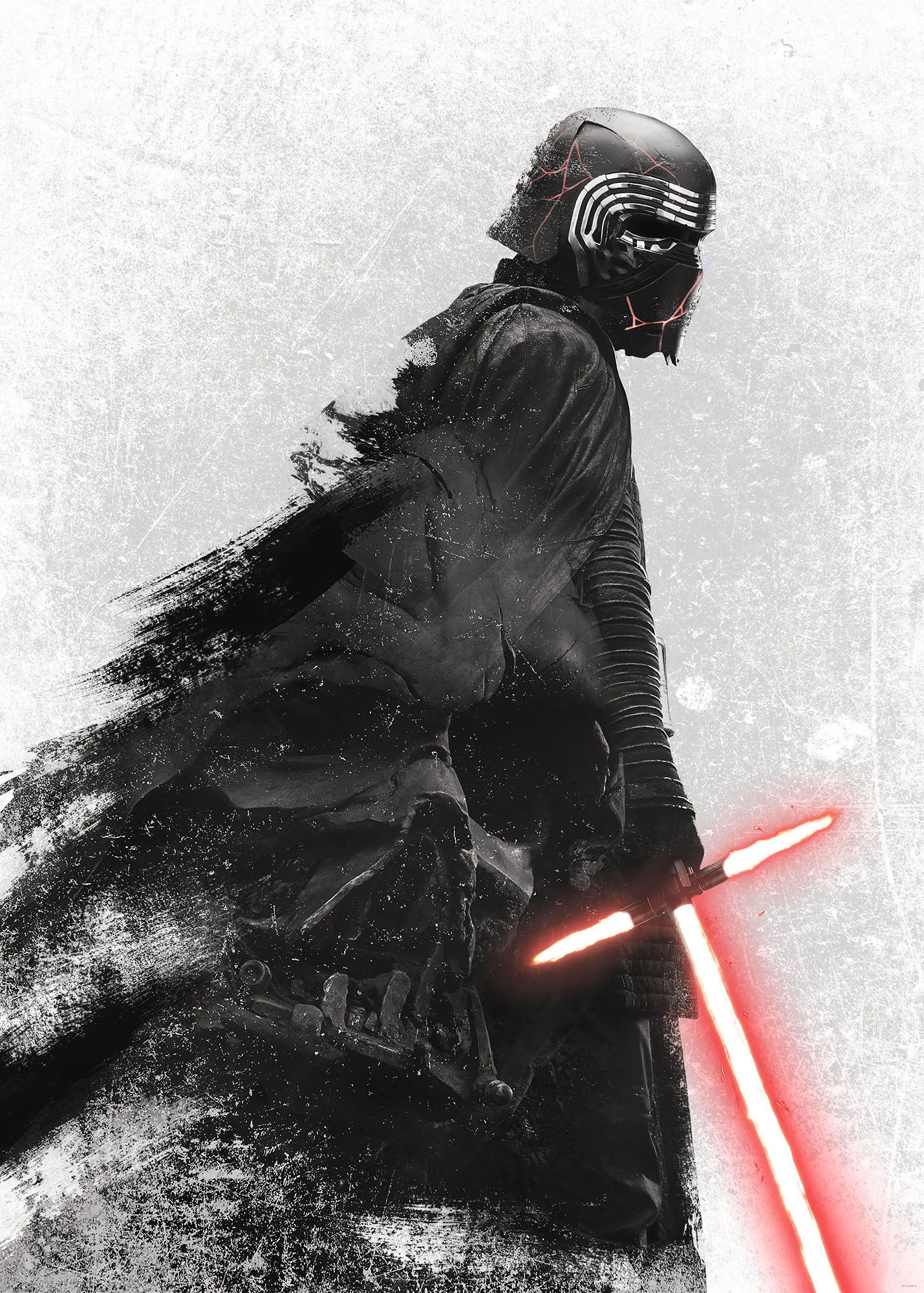 Poster XXL - impression numérique - Star Wars Forces Dark Vador - 200 cm -  280 cm