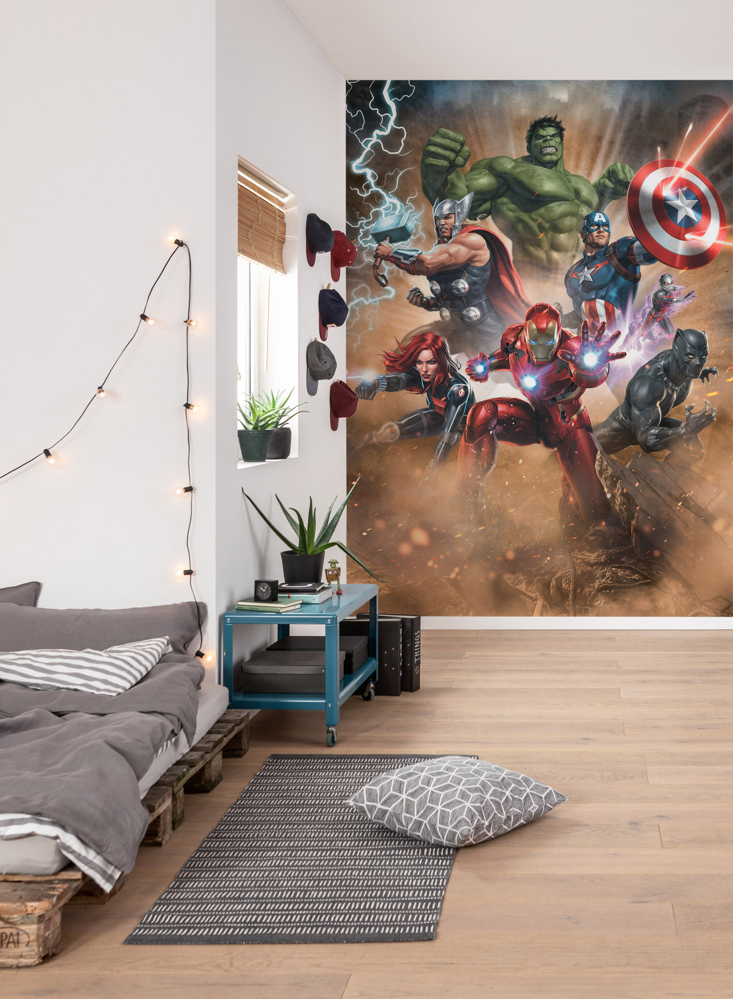 Papier Peint Panoramique Papier peint sur papier Avengers Movie Poster  de Komar®