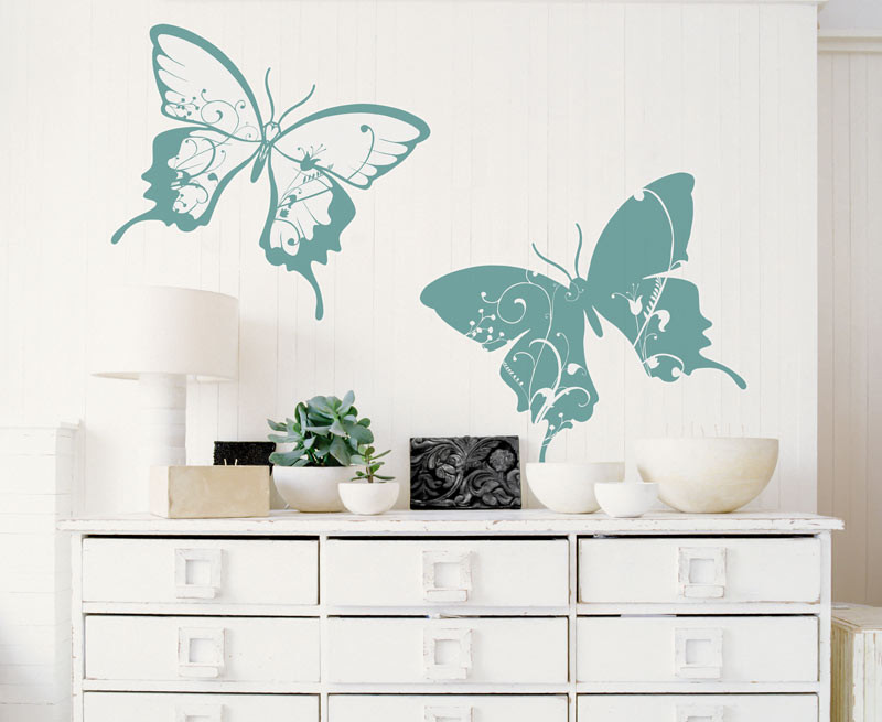 Adesivi murali Farfalle